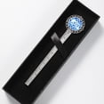 thumbnail image 5 of Flag of Israel Book Mark: a Vintage Silver Lace-Edged Bookmark, a Gift for Readers and Book Lovers, 5 of 5