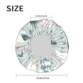 thumbnail image 6 of Kdxio Goose and Doodle Flowers Print Shower Cap for Women,Elastic and Reusable,Double Waterproof Layers Bathing Hat, 6 of 9