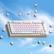 AULA Hi75 81-Key Portable Wired Mechanical Gaming Keyboard, RGB, Rotating Button, Mini Compact Design, Original Switches