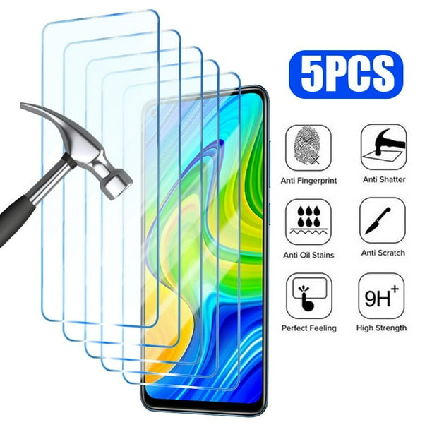 Protector de pantalla de vidrio templado para Xiaomi Mi 11, 9, 12 Lite, 5G, NE, 12T Pro, Mi 11i, 9T, 10T, 11T Pro, A3, A2 lite, 5 unidades