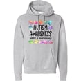 thumbnail image 2 of Inktastic Autism Awareness Support and Understanding Puzzle Pieces Adult Hoodie Sweatshirt, 2 of 4