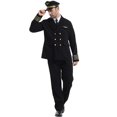 thumbnail image 5 of Liyamei Style Aviation Attendant For Role Playing Events And Themed Parties Black XL, 5 of 5