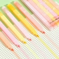 Kiteke Pen 6 Pack Highlighters and Pens ， Aesthetic Cute Highlighters