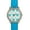 Blue, variant on Women's Rhinestone Heart Watch - Fine Faux BlackLeather Band -WT-L80135BK