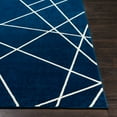 thumbnail image 4 of Surya HRZ2302-6796 6 ft. 7 in. x 9 ft. 6 in. Horizon Area Rug, Navy & Cream, 4 of 6