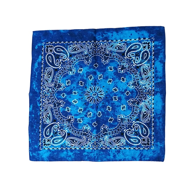 Minnieouse Pañuelo pequeño hecho a mano, pañuelo para la cabeza, pañuelos transpirables de Ropa, zapatos y accesorios Miscelánea Azul Minnieouse AP009942-04