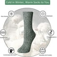 thumbnail image 2 of YooGuoGuo Pack of 5 Womens Wool Socks Winter Warm Thick Knit Soft Vintage Casual Crew Boot Socks Gifts, 2 of 6