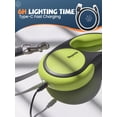 thumbnail image 5 of Retractable Dog Leash with LED Flashlight, Douexio Upgrade 3 in 1 Dog Leash Retractable for Small Medium Dogs Up to 66 lbs, 16ft, Anti-Slip Handle, 5 of 6