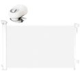 thumbnail image 1 of MEEYOGA Puerta De Seguridad - 500 * 86CM Puerta para Perros Retráctil,Puerta De Seguridad De Malla para Perros Y Mascotas para Escaleras, Cocina, Pasillo,Interior Y Exterior-Blanco, 1 of 9