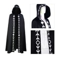 thumbnail image 3 of Capa con capucha Irfora Capa con capucha de Halloween Cabo unisex Hombres Mujeres Capa larga Disfraces de rol Disfraces de cosplay Outwear Cabo gótico medieval Accesorios de fiesta de Hallow Irfora Capa con capucha, 3 of 5
