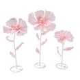 thumbnail image 2 of Elodie 3 Piece Giant Flower Backdrop, Spring Wedding Arrangements, Creative DIY Wedding Pink and Beige, 2 of 8