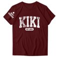 thumbnail image 1 of Blouses pour Femmes, Mode Féminine Hauts Imprimés Manches Courtes Blouse Amusante Col Rond T-Shirt Hauts, 1 of 3
