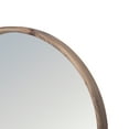 thumbnail image 6 of 28'' Round Wood Mirror Natural Modern Wall Mirror Bathroom Mirror Decor Foyer Living Room Decorations, 6 of 8