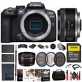 thumbnail image 1 of Canon EOS R10 Mirrorless Camera 5331C002 Canon 16mm Lens 5051C002 Sony 64GB TOUGH SD Card Filter Kit Bag Charger LPE17 Battery Telephoto Lens Card Reader International Model, 1 of 8