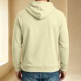 thumbnail image 6 of Dwellite Hoodies for Men Hooded Sweatshirt Casual Long Sleeve Hoodie Pullover Fashion Hoodies with Pocket Khaki XL, 6 of 6