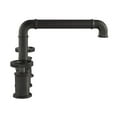 thumbnail image 2 of Avallon 8 in. Widespread, 2-Handle Wheel, Bathroom Faucet in Matte Black, 2 of 10
