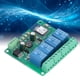thumbnail image 3 of Módulo De Relé De 4 Canales, Módulos De Relés De Control De Aplicación De Retroalimentación De Estado Con Luces Indicadoras Para Inteligencia Artificial Para, 3 of 7