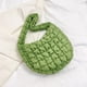 thumbnail image 5 of Bolsa acolchada de algodón Bolsa de hombro a cuadros acolchada de nailon informal para ir de compras (verde) Likrtyny  Para Estrenar, 5 of 9
