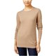 thumbnail image 2 of Suéter de punto con puños abotonados JM Collection para mujer beige extragrande, 2 of 2
