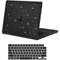 MOSISO Compatible with MacBook Pro 14 inch Case 2025-2021 M5 M4 M3 M2 M1 A3434 A3112 A3185 A3401 A2918 A2992 A2779 A2442, Heavy Duty Glitter Hard Shell with TPU Bumper&Keyboard Cover