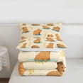 thumbnail image 5 of Erosebridal Cute Capybaras Full Size Comforter Sets,Kawaii Rodent Animal Capybara Bedding Sets For Kids Reversible 3pcs, 5 of 7