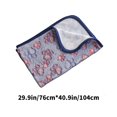 thumbnail image 3 of onlyliua para Interior/Exterior Manta de Frane Lasa Súper Suave y Cálida para Mascotas, Linda Manta con Estampado de Patas para Gatos y Perros, Manta para Cachorros de 40,94 X 29,92 Pulgadas, 3 of 6