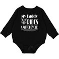 thumbnail image 2 of Inktastic My Daddy Rides a Motorcycle Baby Fleece Bodysuit, 2 of 4
