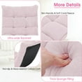thumbnail image 4 of Canddidliike 14-Position Adjustable Cushioned Floor Chair-Light Pink, Convertible Flip Chair, Floor Lazy Sofa for Living Room Bedroom, 4 of 4