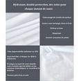 thumbnail image 4 of Protector de colchón 90x200cm funda protectora de colchón impermeable almacenamiento de protección de colchón Fibra de Bambú, Protector de colchón transpirable, Hipoalergénico, Antiácaros,, 4 of 5