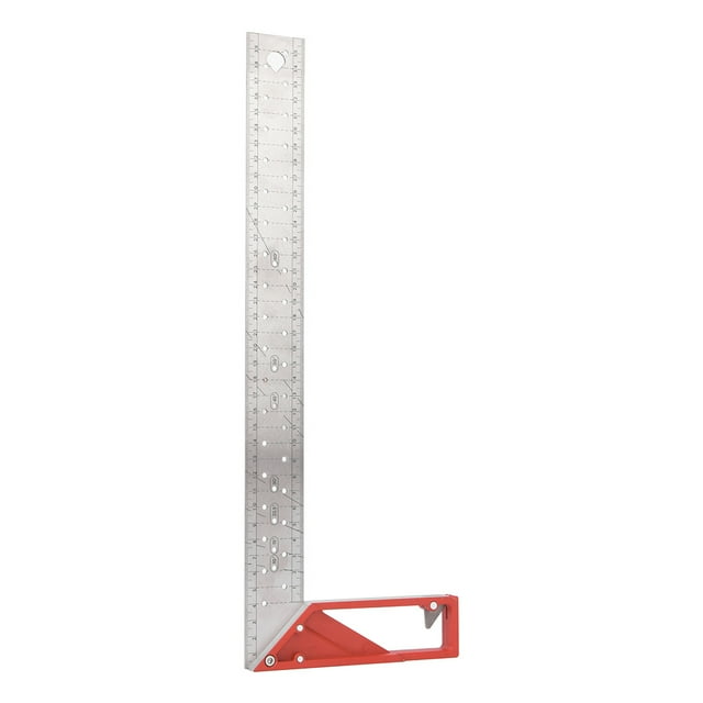 Ruler, With Multi-Angle Marking And Scale Ruler Can Be Tilted Stainless Steel Blades Woodworking Ruler, For Industrial 40CM