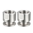 thumbnail image 1 of Unique Bargains Pipe Fitting KF16 Female Threaded 1/2 PT to  Clamp OD 30mm Ferrule 2Pcs, 1 of 1