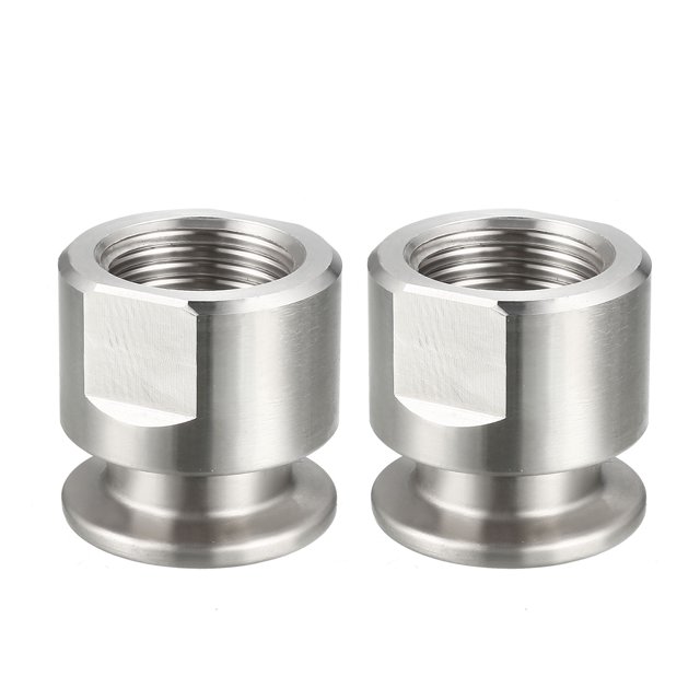 Unique Bargains Pipe Fitting KF16 Female Threaded 1/2 PT to Clamp OD 30mm Ferrule 2Pcs
