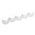 thumbnail image 4 of 5 botes pequeños de cristal esmerilado para cosméticos, para viaje, para crema, vacíos 20 g, 4 of 9