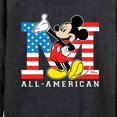 thumbnail image 3 of Disney - Americana - Mickey Flag All American - Women's Lightweight French Terry Long Sleeve Shirt, 3 of 5
