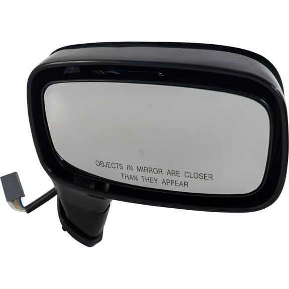 MIRROR Compatible For 1987-1993 Ford Mustang Right Passenger Power Glass Textured Black