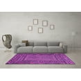 thumbnail image 3 of Ahgly Company Indoor Square Persian Purple Traditional Area Rugs, 5' Square, 3 of 4