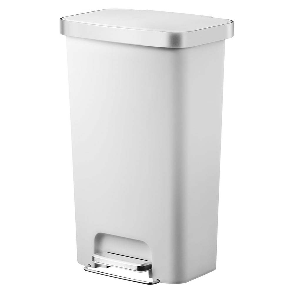Better Homes & Gardens 11.9 Gallon Rectangular White Plastic Kitchen