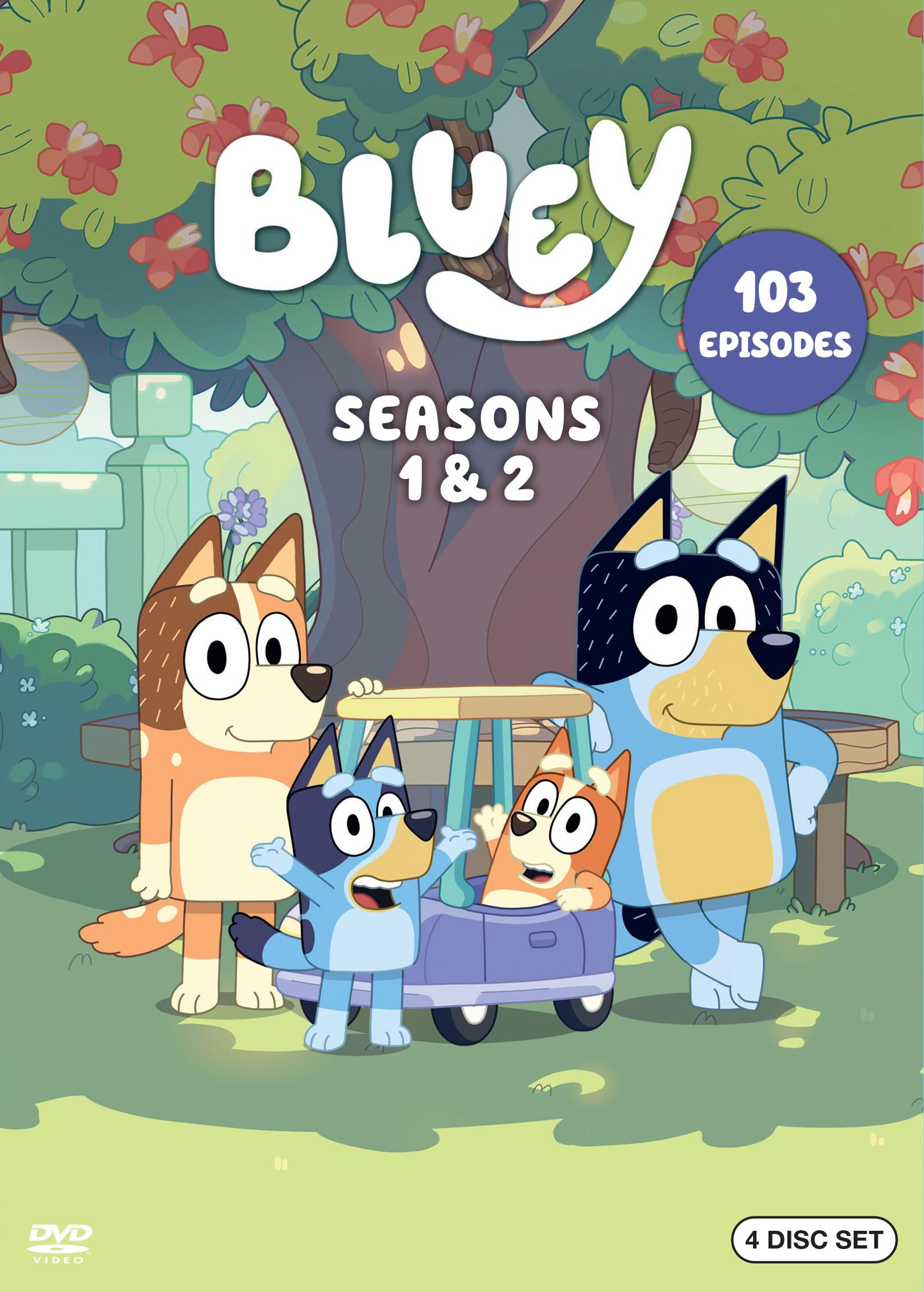 SDS, Bluey: Seasons 1-3 DVD, All Seasons, TV-Y, Kids Cartoon