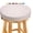 @2, variant on Round Stool Seat Cushion 10/11/12/13/15/16/18" Chair Pad with Ties - Non-Slip Round Bar Stool Cushions Thick & Comfy Memory Foam for Stools/Chairs/Kitchen/Dining(@2,12x2in)