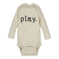 thumbnail image 4 of Onesies Baby Boy or Girl Long Sleeve Bodysuits Set, Assorted Colors, 6-Piece, 4 of 9