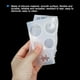 thumbnail image 3 of Molde de resina de silicona Uxcell, paquete de 2 moldes de resina epóxica para llaveros con agujeros colgantes para hacer manualidades DIY, 3 of 6