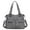 Grey, variant on Ruyang Women Fashion Travel Handbag Lightweight Nylon Cloth Bag Shoulder Bag Versatile Multi Pockets Nurse Bag for Work