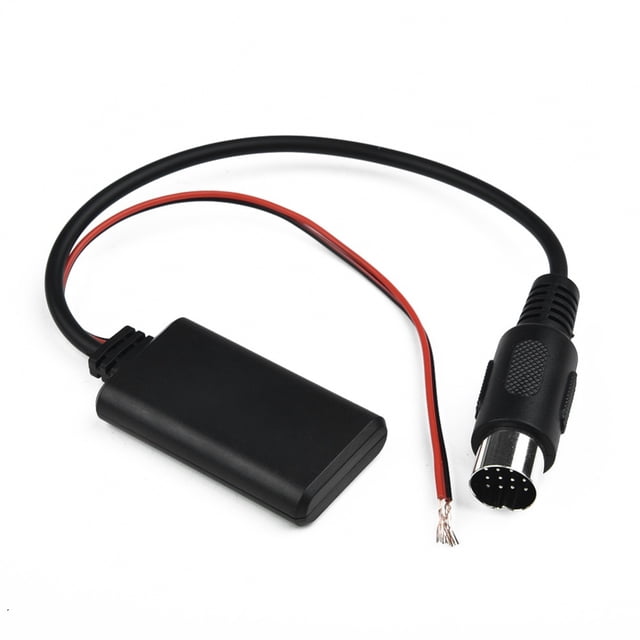 Kenwood Adaptador De Cable Aux De Audio Ligero Negro De 20 Cm Para Todos Los Módulos Bluetooth De Coche De 13 Pines De CD Estéreo