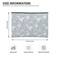 thumbnail image 3 of Easygdp Lily Flower Makeup Bag Toiletry Bag Canvas Makeup Bags Zipper Cosmetic Pouch Travel Cosmetic Pouch for Women Gifts, 3 of 7