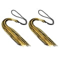 thumbnail image 1 of Unique Bargains Tassel Graduation, Graduation Cap Tassel for Graduation Cap Decorate Tassel Charm, Black Golden 2Pack, 1 of 5