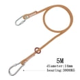 thumbnail image 4 of Cordón De Seguridad De Alta Resistencia De La Protección Contra Caídas De 14 Mm Con Gancho De Seguridad De Aleación De Acero Hebilla pequeña de cuerda simple de 3 m Soledad Cuerda rapel de seguridad, 4 of 8