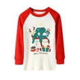 thumbnail image 5 of WIBACKER 2-7T Little Boys Girls Christmas Pajamas Sets for Kids Cotton Snug Fit 2Pcs Sleepwear - Santa Claus, 5 of 7