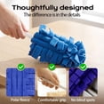 thumbnail image 4 of 2026 New 360° Electrostatic Duster Refills, Washable & Reusable Microfiber Pads Fleece Duster Refill Compatible Tools for Cleaning Home, Blinds, Car, Pet, Furniture, Fans, 4 of 7