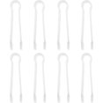 thumbnail image 2 of 8 pinzas de plástico para servir para bufé, mini pinzas para utensilios de servir, pinzas para aperitivos, pinzas de cocina transparentes de 6,3 pulgadas, pequeñas para hielo, 2 of 5