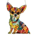 thumbnail image 2 of Colgante Acrílico de Perro Salchicha, Adorable Colgante de Ventana, Decoración Colorida para El Hogar, Regalo para Amantes de Las Mascotas, Accesorio para Ventana o Collar, Tamaño 30 Cm, Material Dur, 2 of 3